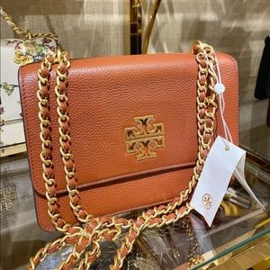 Tory Burch Sumac Britten Small Chain Shoulder Bag